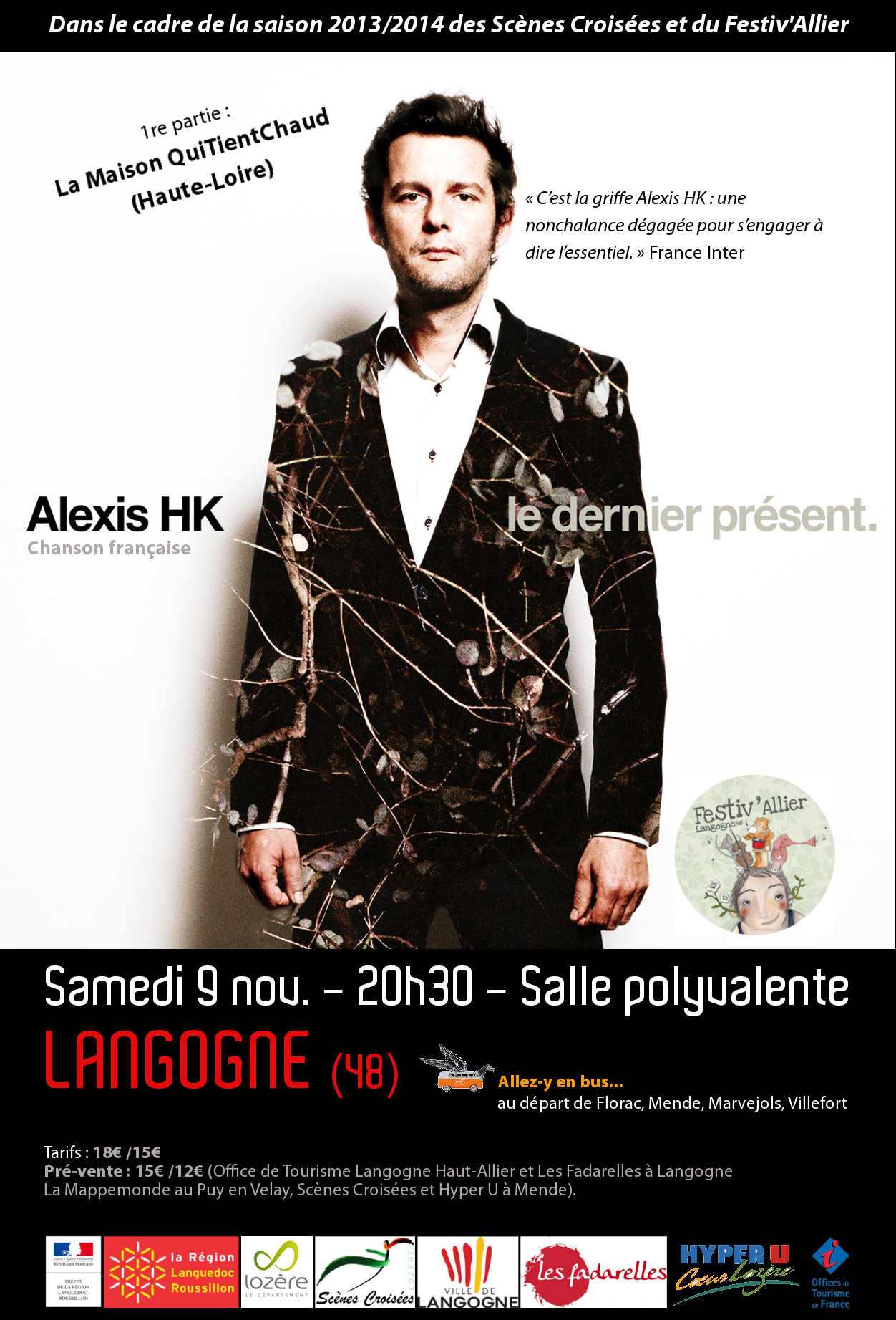 Alexis HK - Festiv'Allier - Saison - Langogne - Lozère